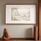 Sommerhøst i et vidtrækkende landskab