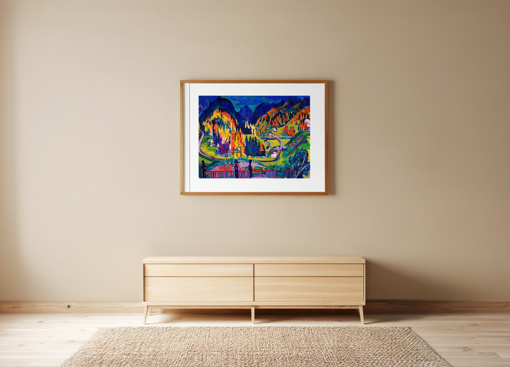 Ernst Ludwig Kirchner - Sertig Valley in Autumn