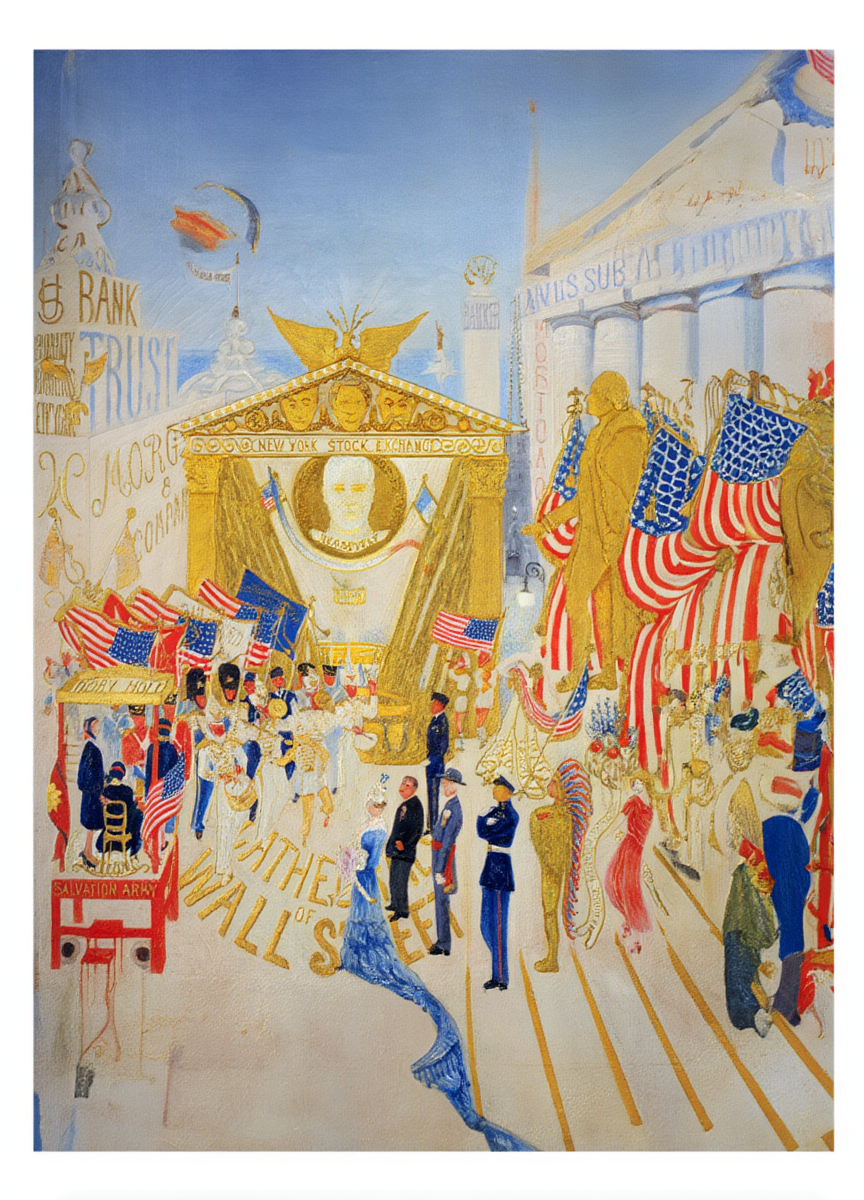 The Cathedrals of Wall Street | Architectural & Urban Art Print - Hakyarts