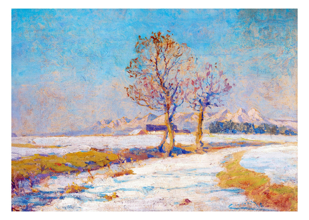 Winter Landscape under the Tatras - Hakyarts