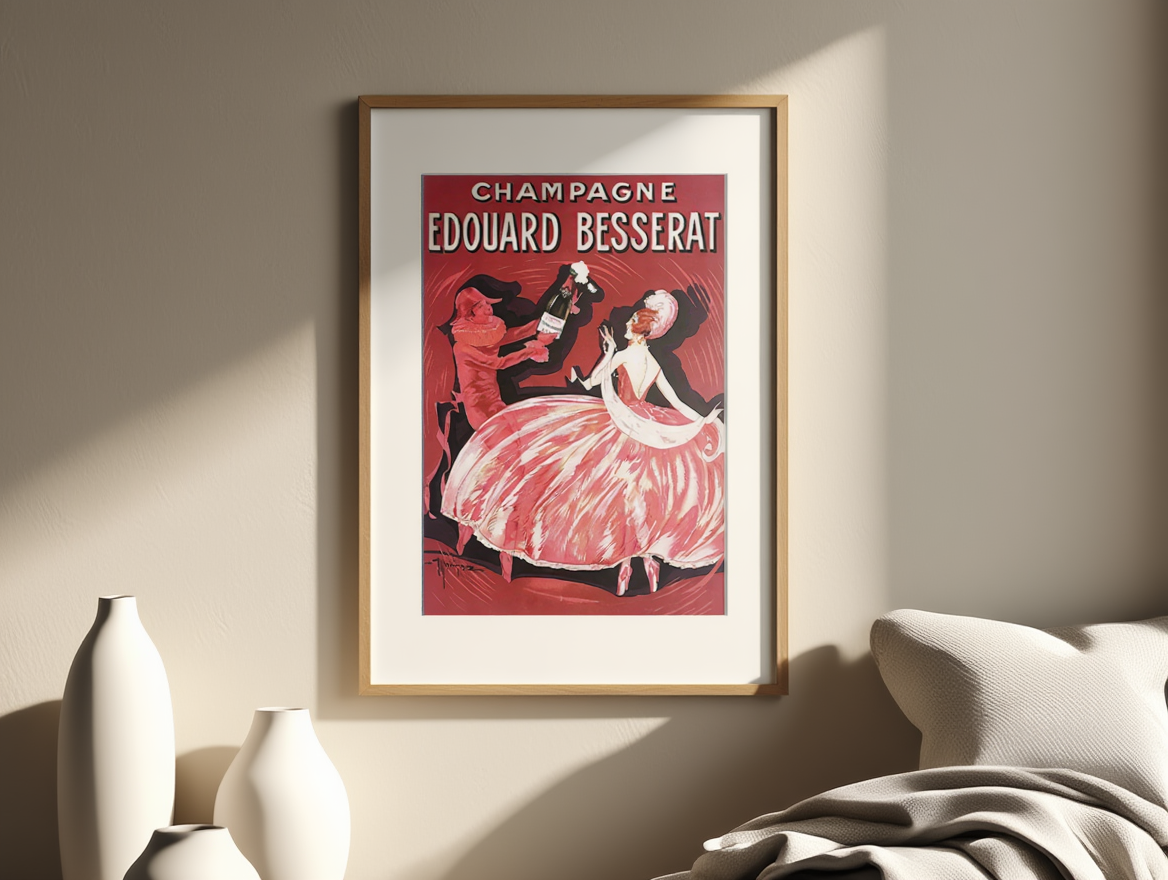 Edouard Besserat - Champagne Poster
