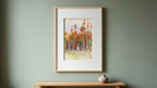 Grove of Trees – Auguste Renoir Poster | Impressionist Landscape & Nature Art Print