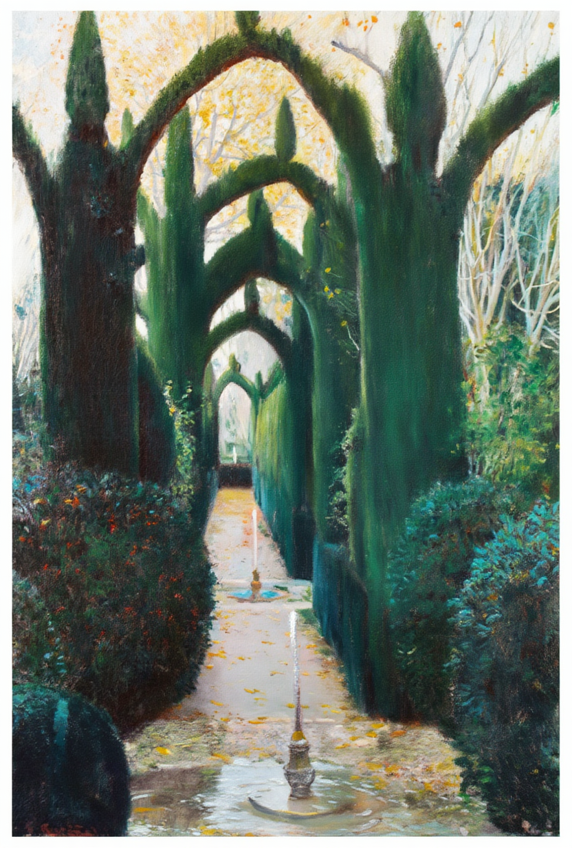 Santiago Rusiñol - Les jardins du Généralife | HakyArts