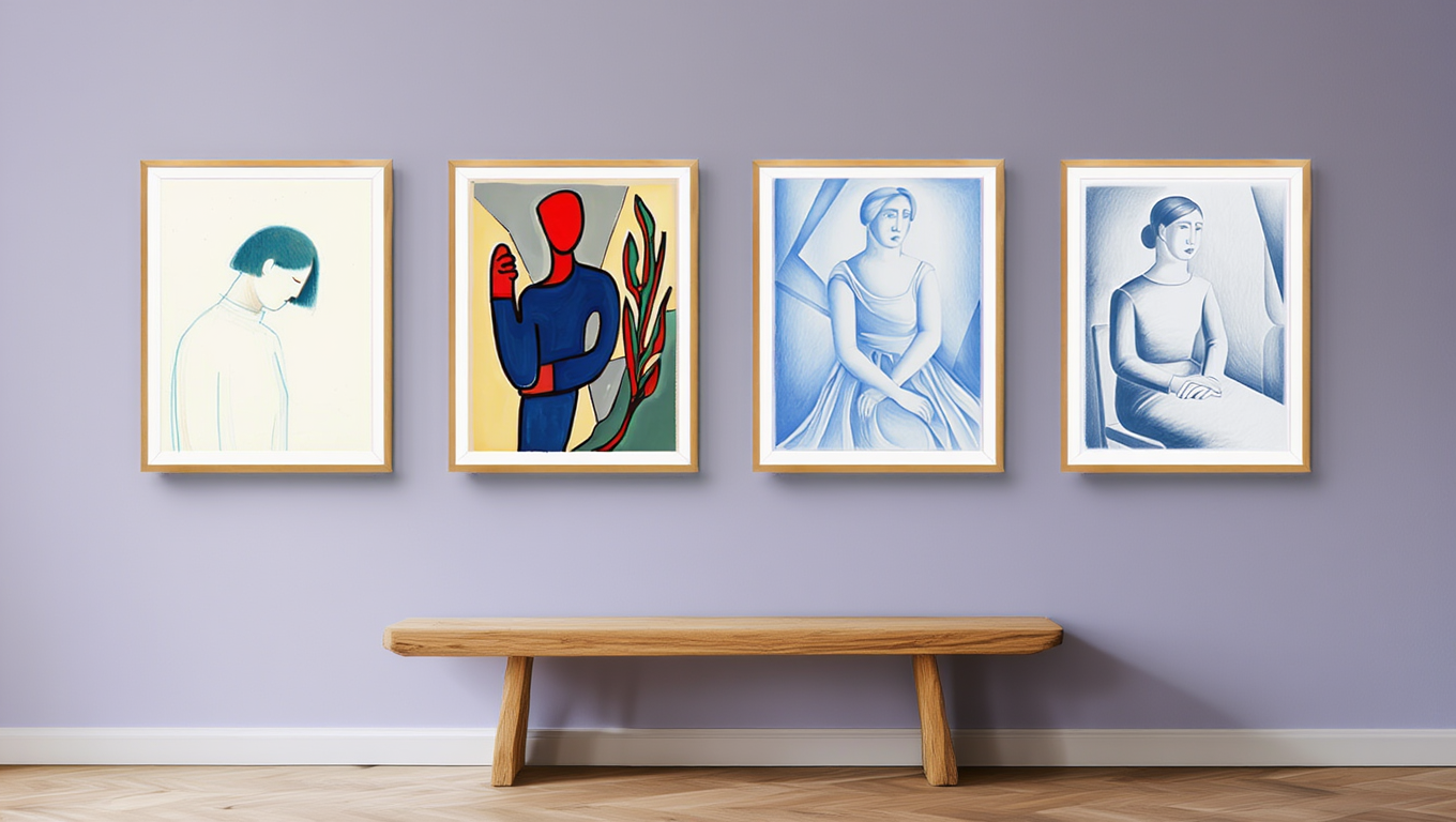 Mikuláš Galanda – 4 Curated Modernist Prints