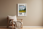 Vincent van Gogh kunstudstilling – Vintage museumsplakat