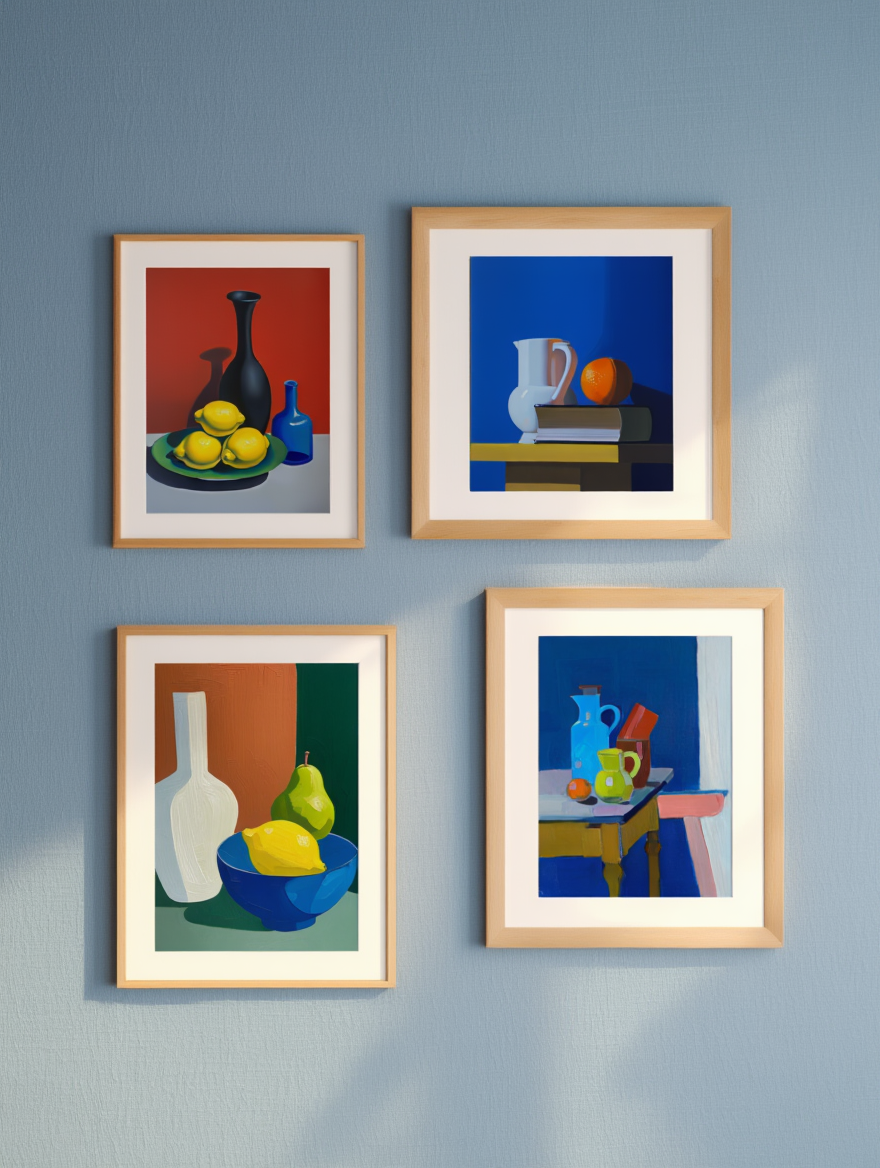 Lundstrøm Modern Still Life – 4 Prints Mix & Match