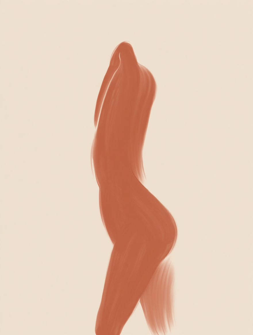 4 Geometric Abstract Portrait Prints – Dusty Pink & Gray Modern Wall Art for Living Room, Bedroom & Studio Decor