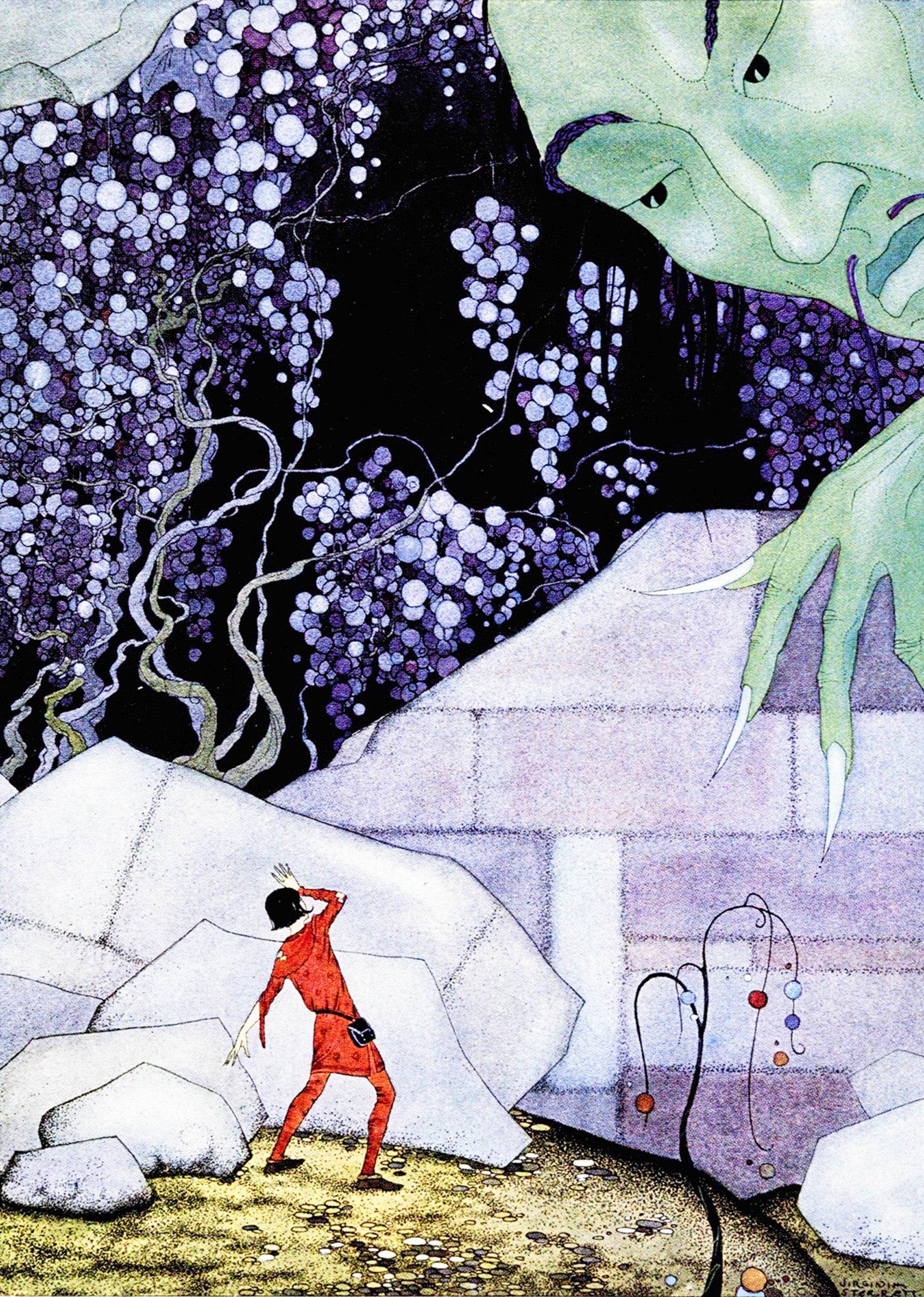 A part of the wall crumbled with a terrible noise - Hakyarts