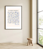 Flower Market Venice Modern Minimalist Wall Art Print