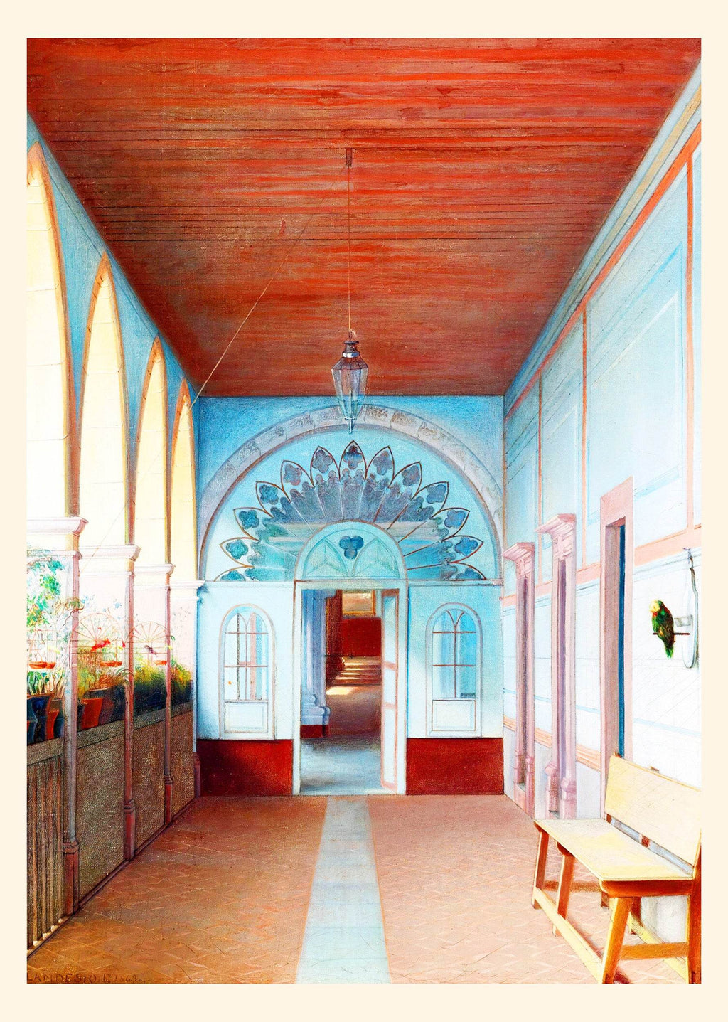 Corredor De La Casa De LaMina De Mellado En Guanajuato - Hakyarts