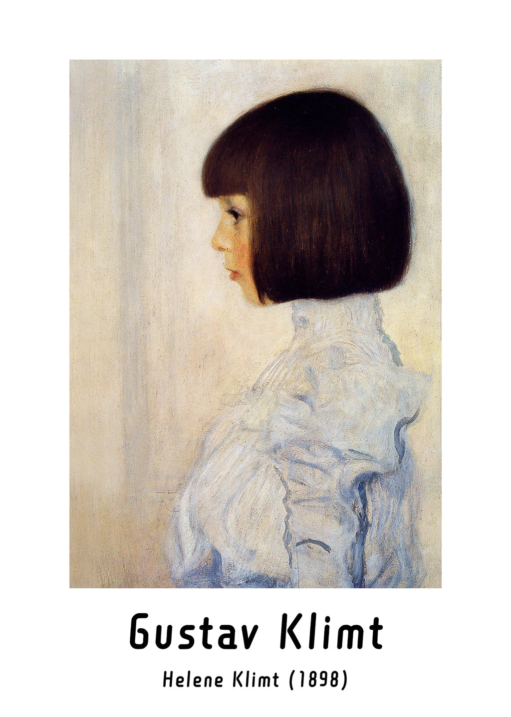 Helen Klimt – Gustav Klimt Portrait Art Print | Viennese Secession Wall Art