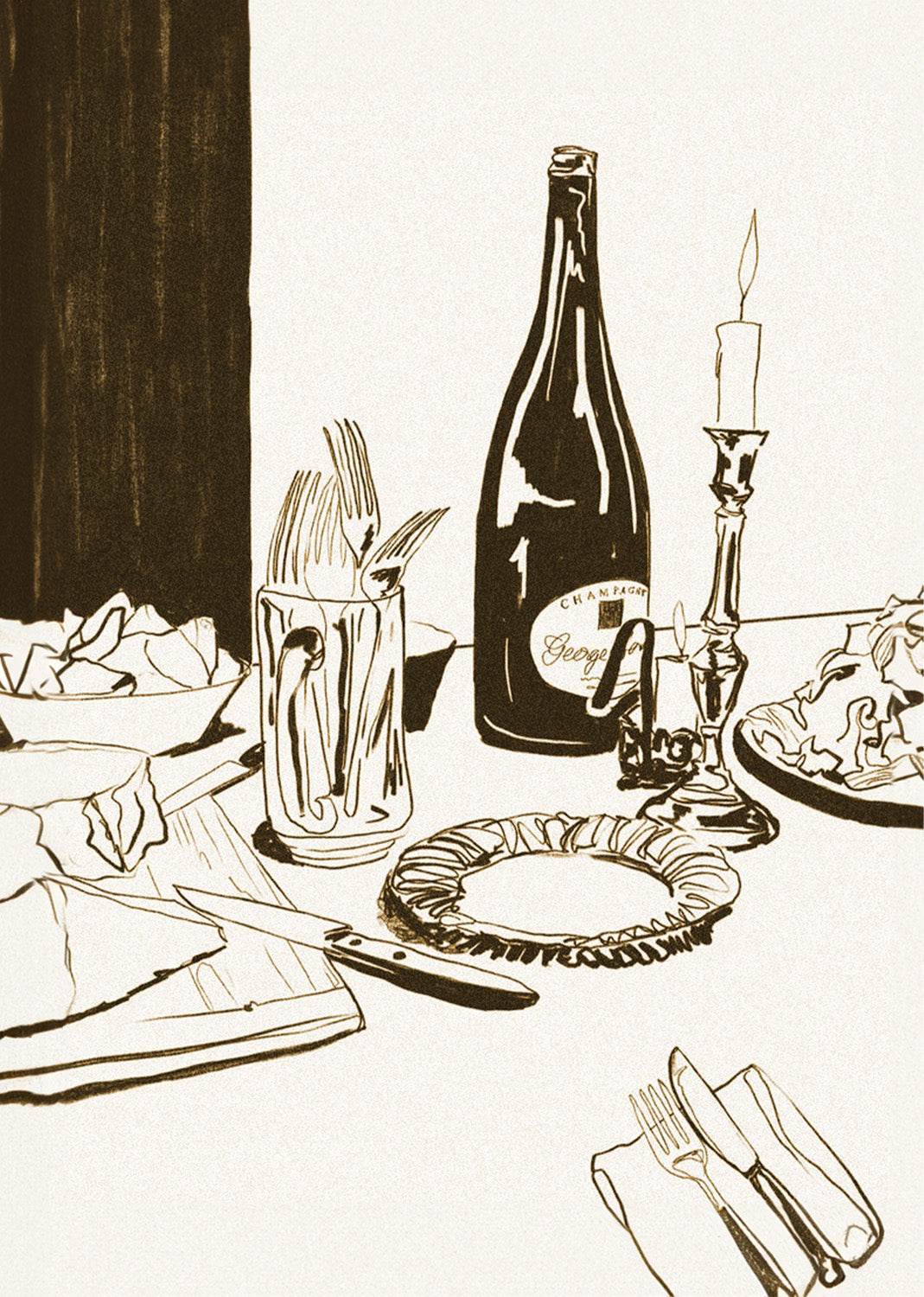 Dinner Table Poster - Hakyarts