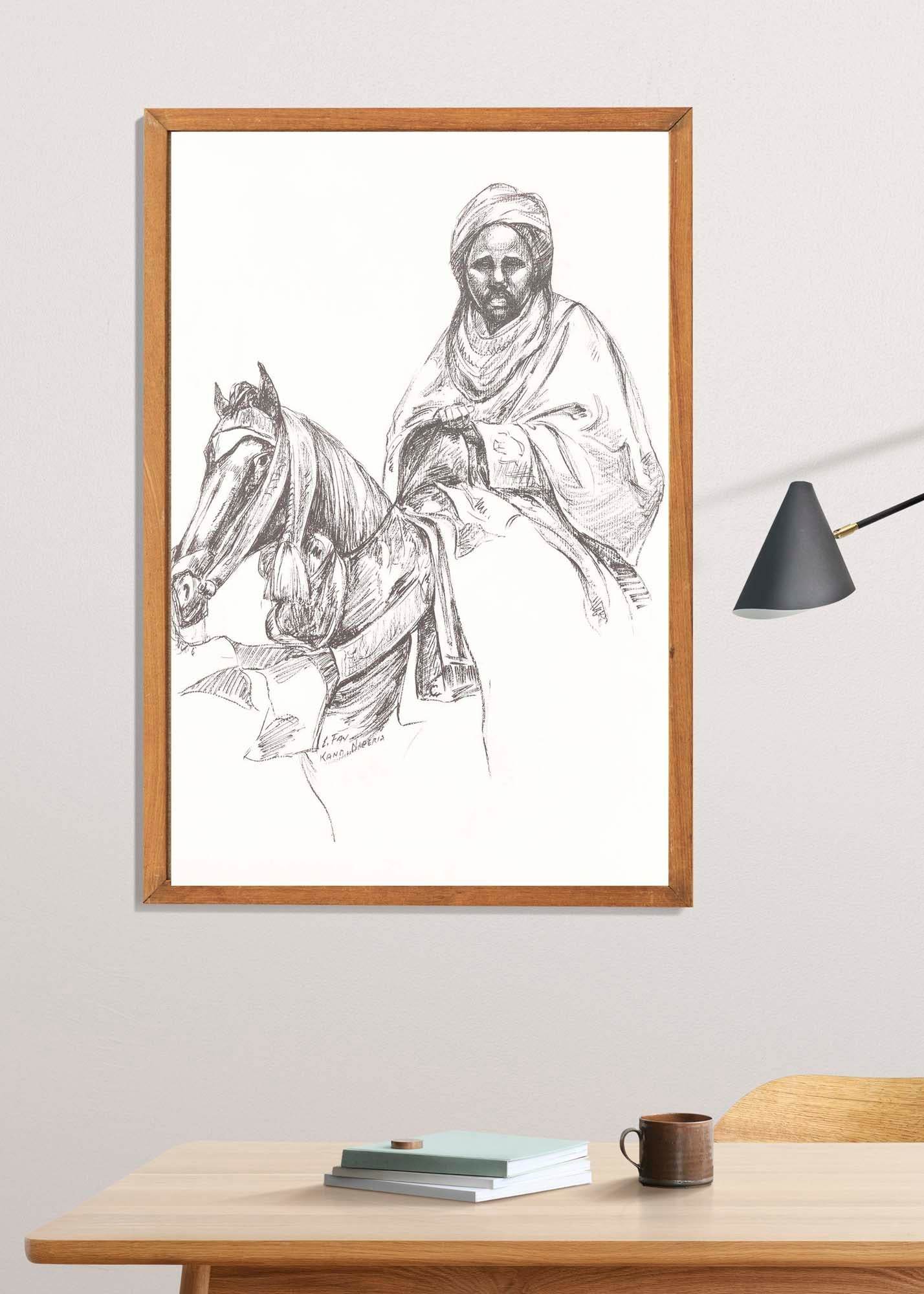 Elton Fax - West Africa Vignettes Pl.08 Poster - Hakyarts