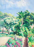Le Jardin Fleuri by Albert Marquet – Vintage Floral Wall Art Print - Hakyarts