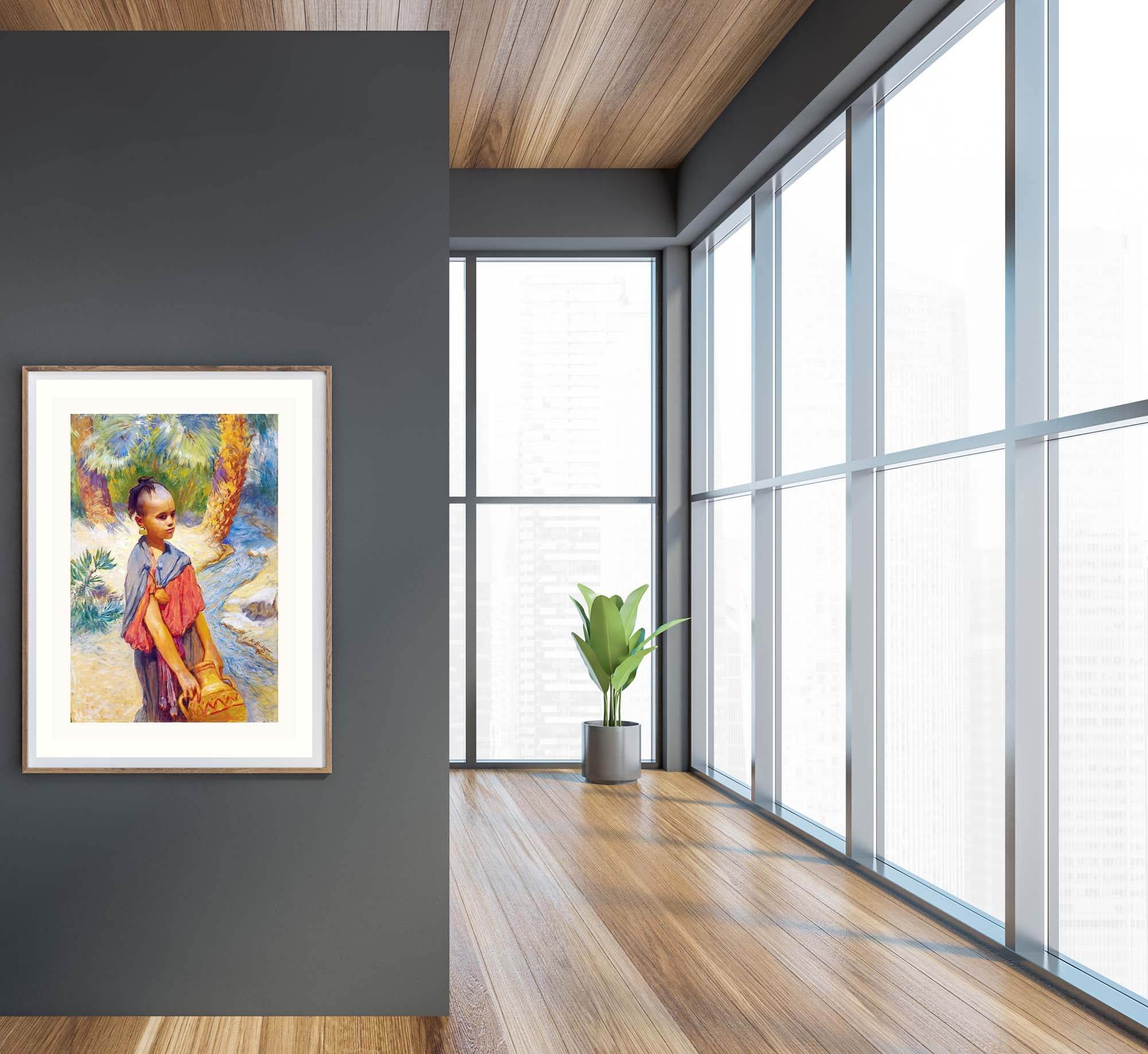 A Young Girl By A River - Hakyarts