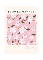 Flower Market Osaka – Pink Floral Whispers Wall Art Print