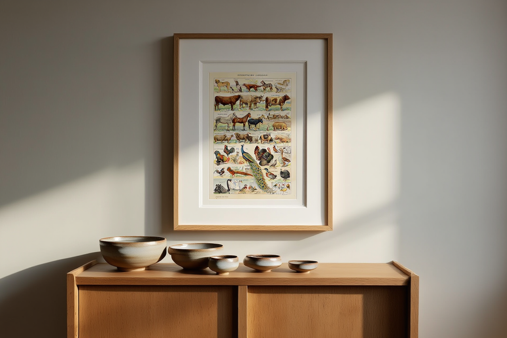 Adolphe Millot - Domestiques Animaux Poster