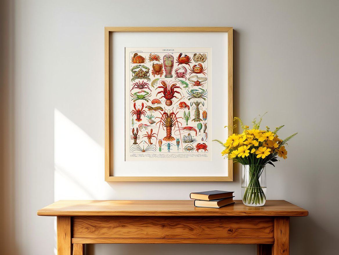 Adolphe Millot - Crustacés Poster