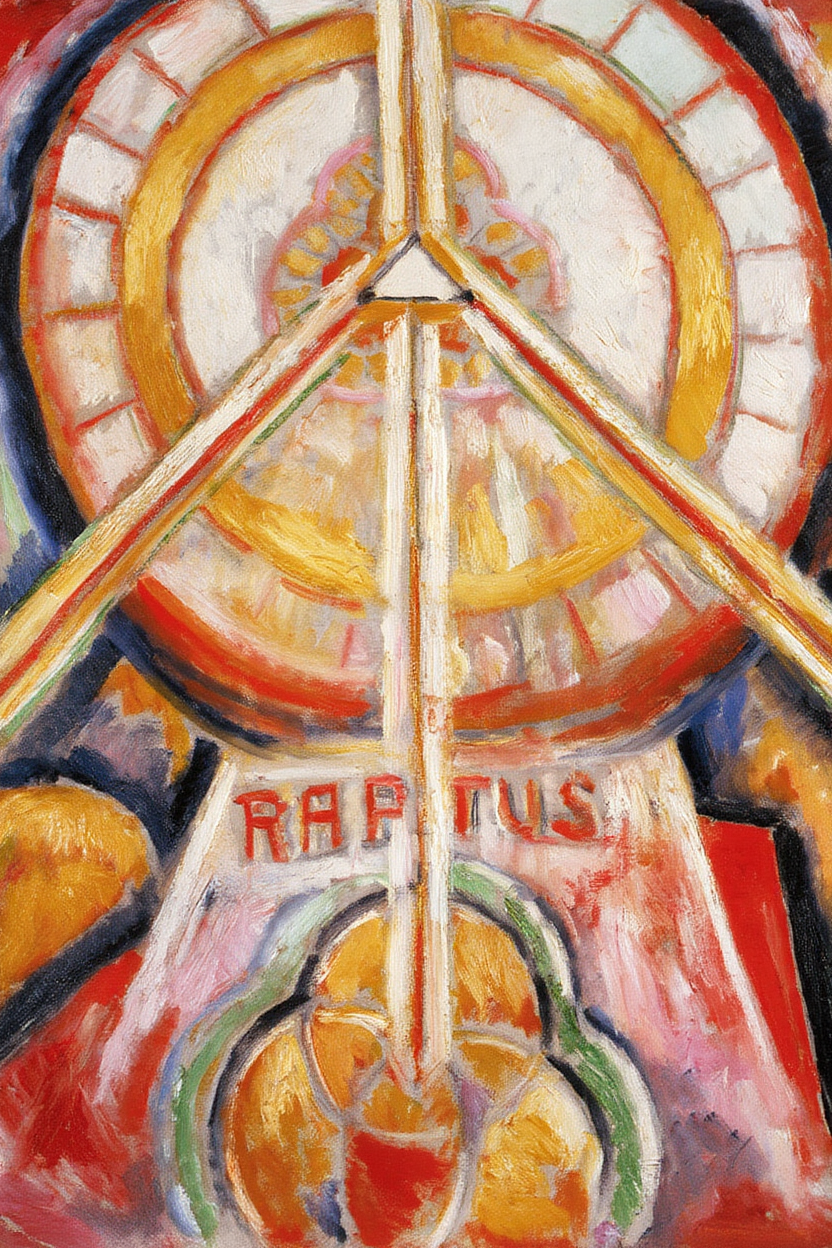 Raptus by Marsden Hartley (c. 1913) – Modernist Expressionist Art Print