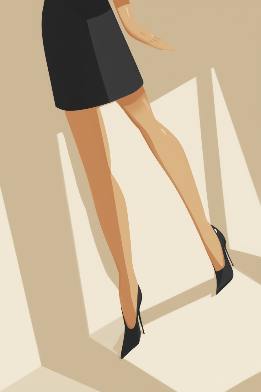 Elegant Heels – Fashion Woman Art Print