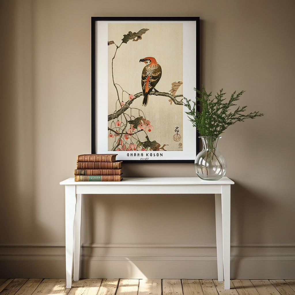 Ohara Koson - Crossbill Poster