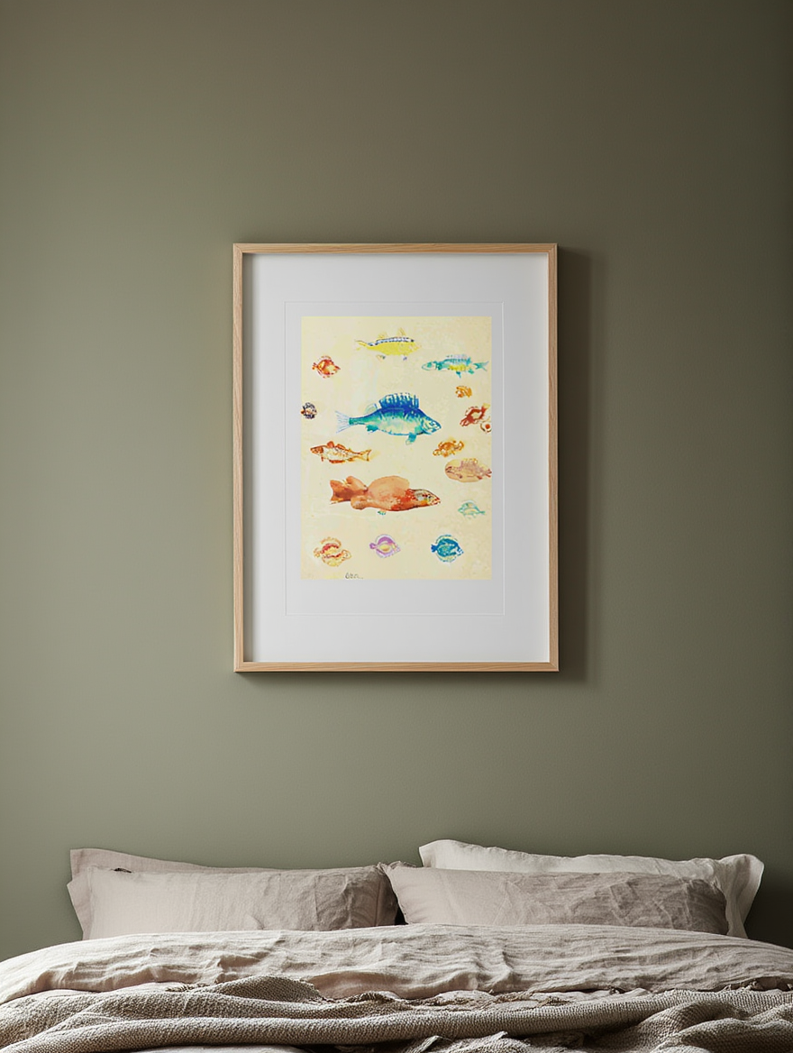 Odilon Redon - Poissons