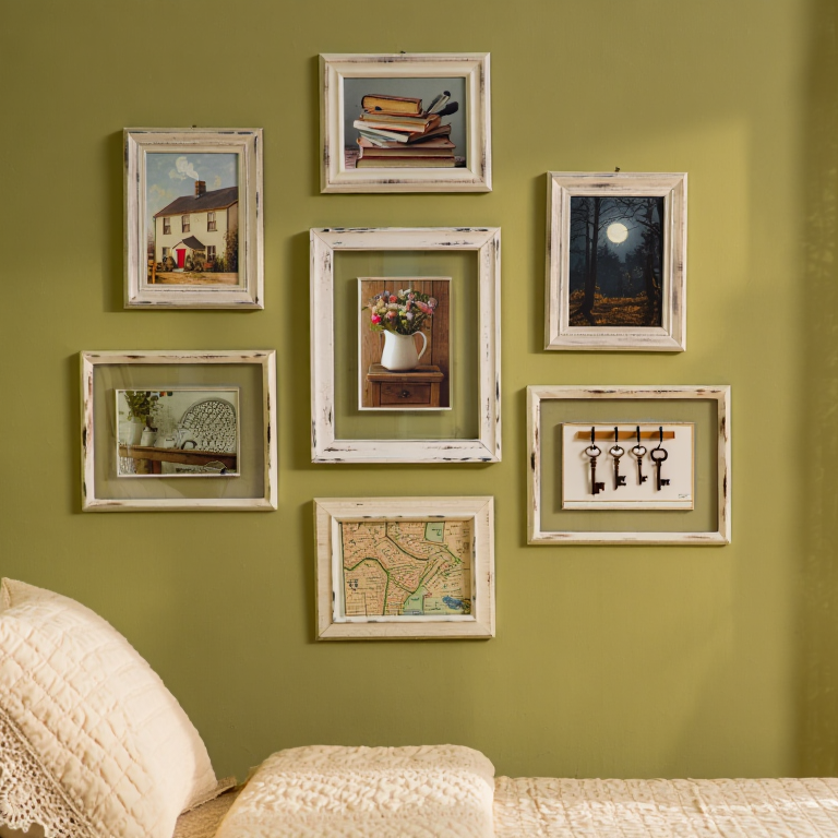 French Vintage Collection – Living Room Gallery Wall Set of 6