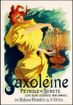 Saxoléine Poster by Jules Chéret – Belle Époque French Advertising Art Print - Hakyarts