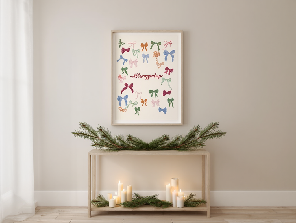All Wrapped Up – Christmas Print