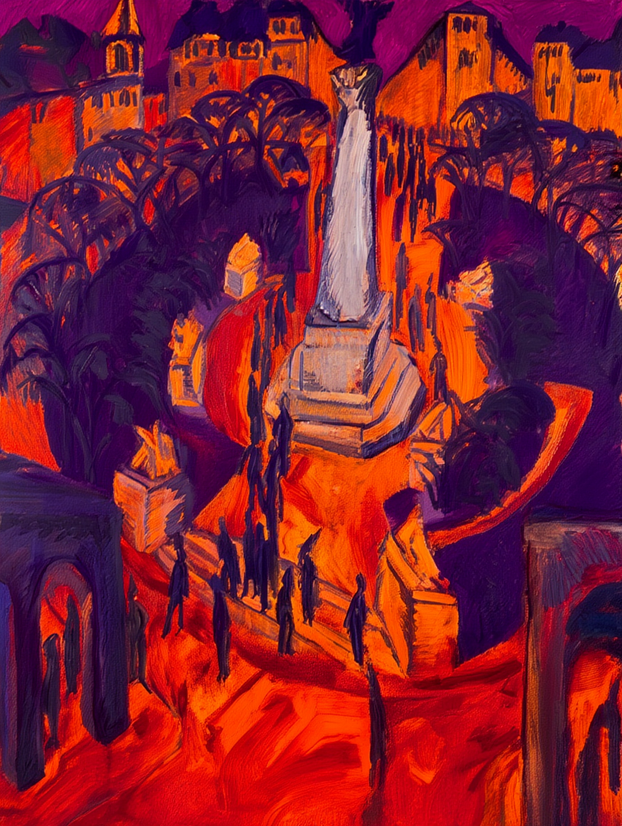 Expressionist City Rhythms – Kirchner 4 Prints Mix & Match