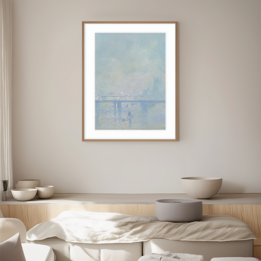 Claude Monet – Charing Cross Bridge | Iconic Impressionist Cityscape Art Print