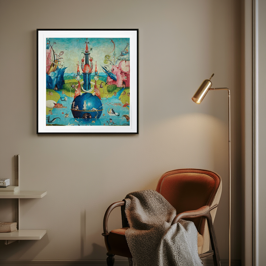Hieronymus Bosch – The Garden of Earthly Delights Poster – Iconic Renaissance Art Print