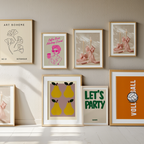 Modern Neutral Wall Art – 6 Minimalist Prints for Home & Office - Hakyarts