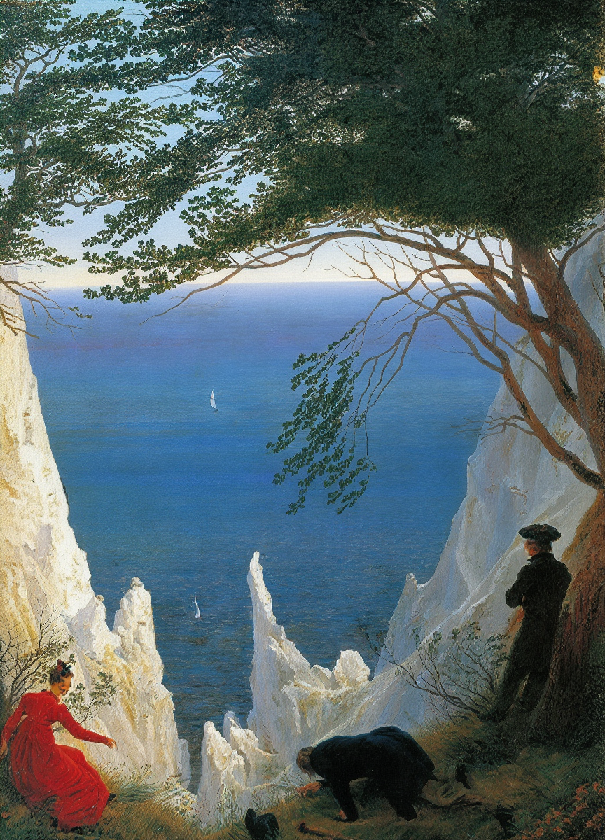 Caspar David Friedrich - Chalk Cliffs on Rügen
