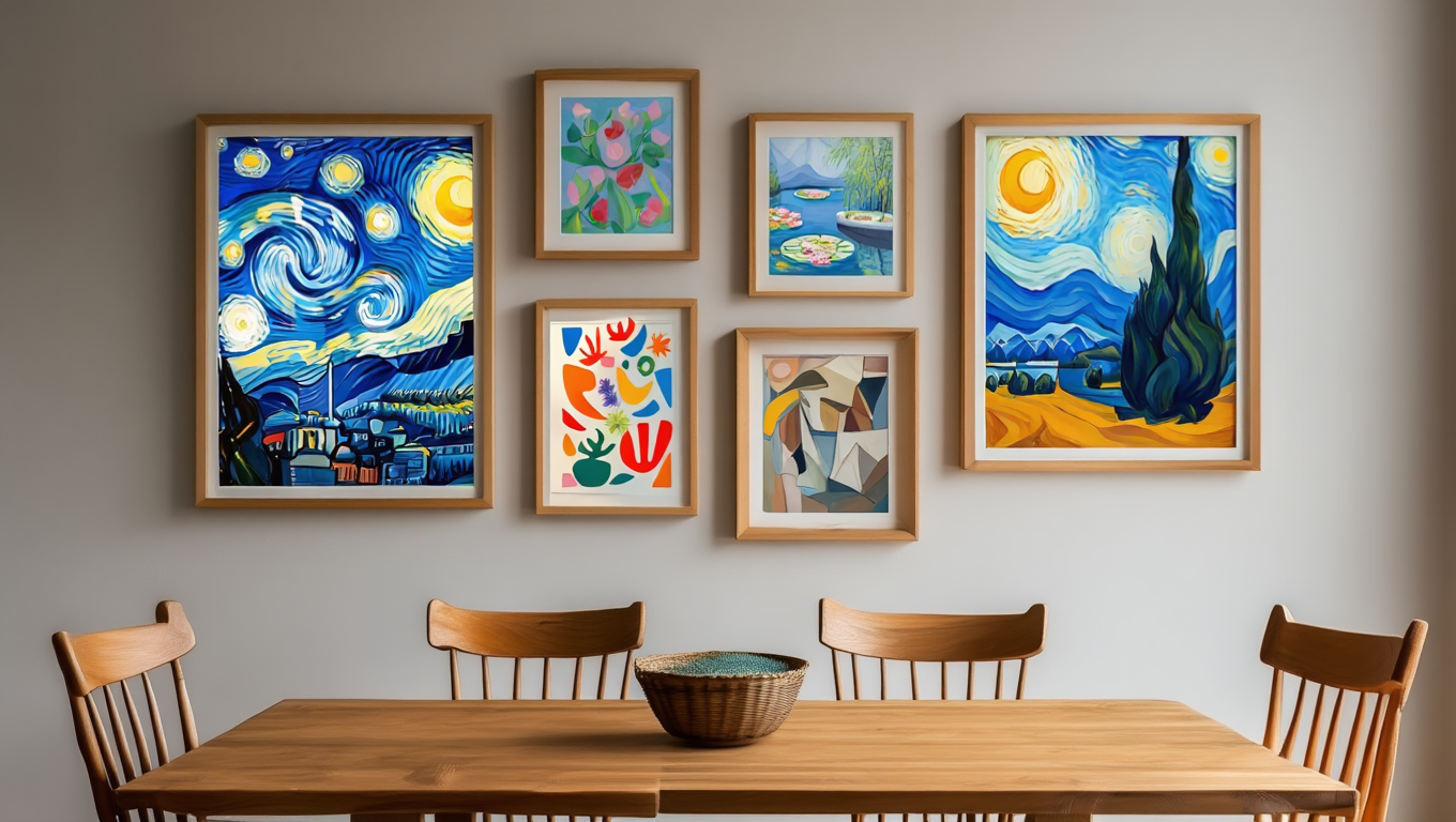 Bedroom Artistry – Set of 6 Curated Masterpieces