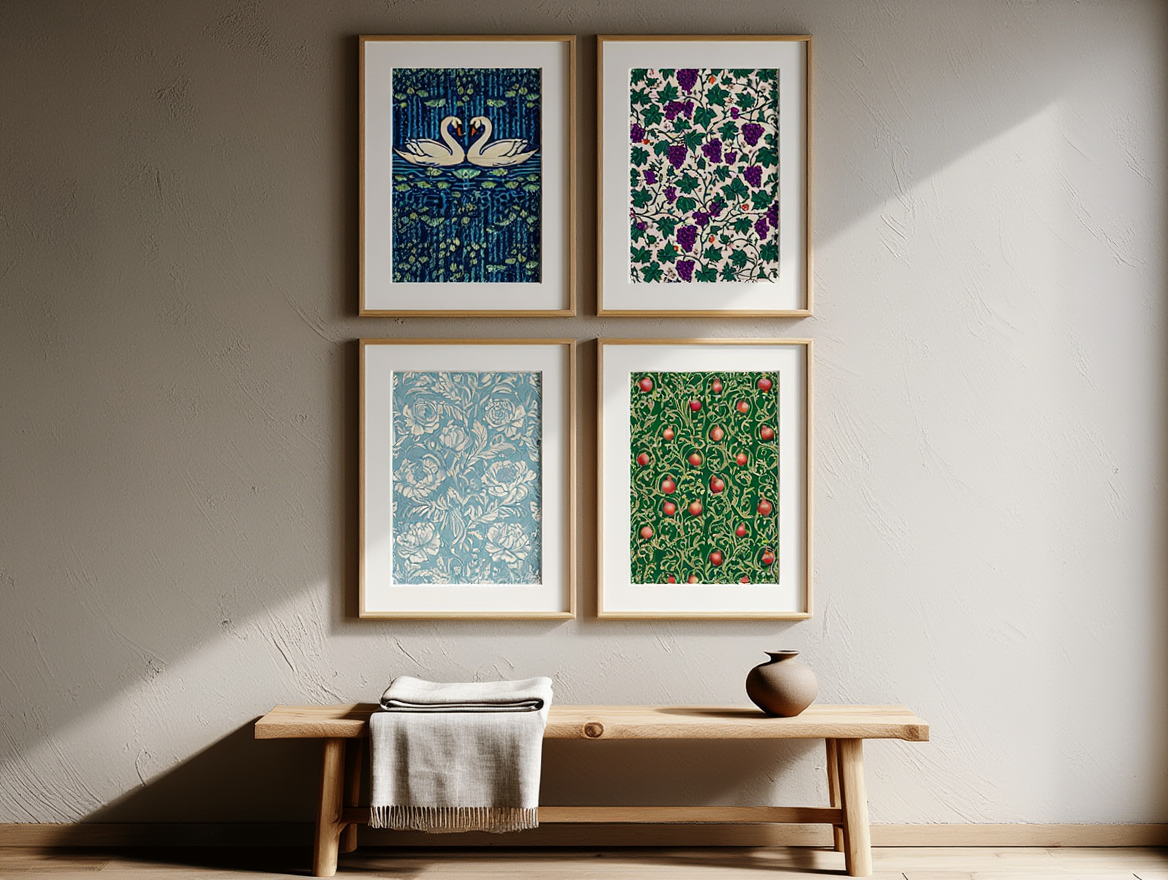 William Morris – Botanical Harmony 4-Prints