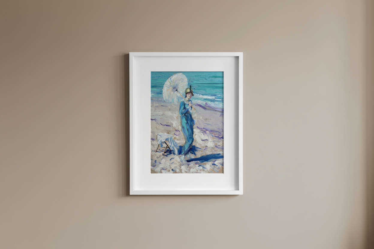 Frederick Carl Frieseke - On The Beach