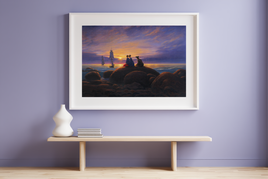 Caspar David Friedrich - Moonrise over the Sea