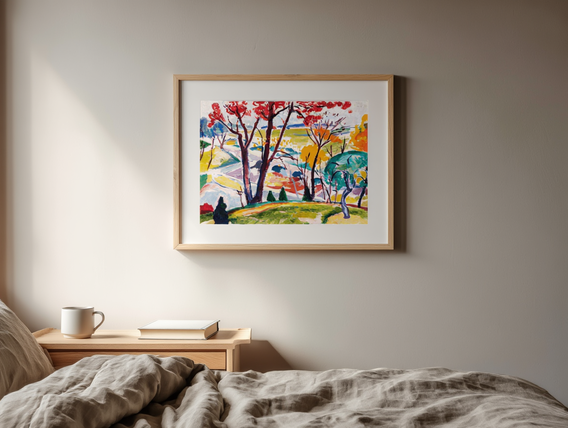 Henry Lyman Saÿen- Landscape Bridge Huntingdon Valley