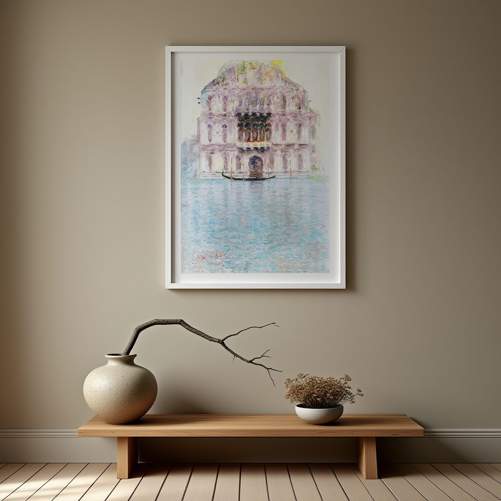 Claude Monet – The Palazzo Contarini, Venice Art Print