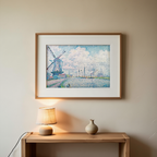 Canal of Overschie – Paul Signac Poster | Neo‑Impressionist Landscape Art Print