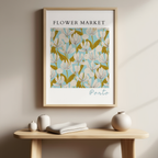 Vintage Wildflower Botanical Art Poster – Nature-Inspired Wall Print