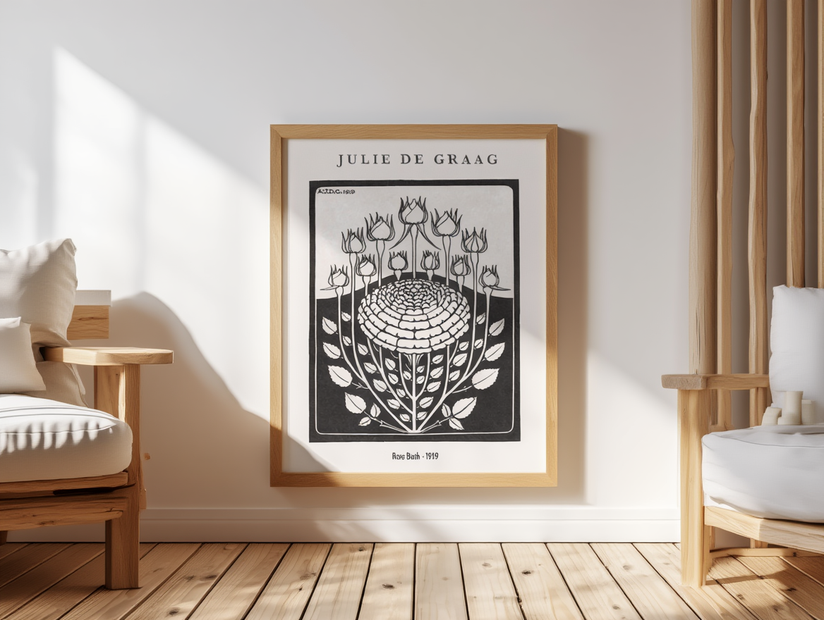 Julie de Graag - Rose Bush Poster