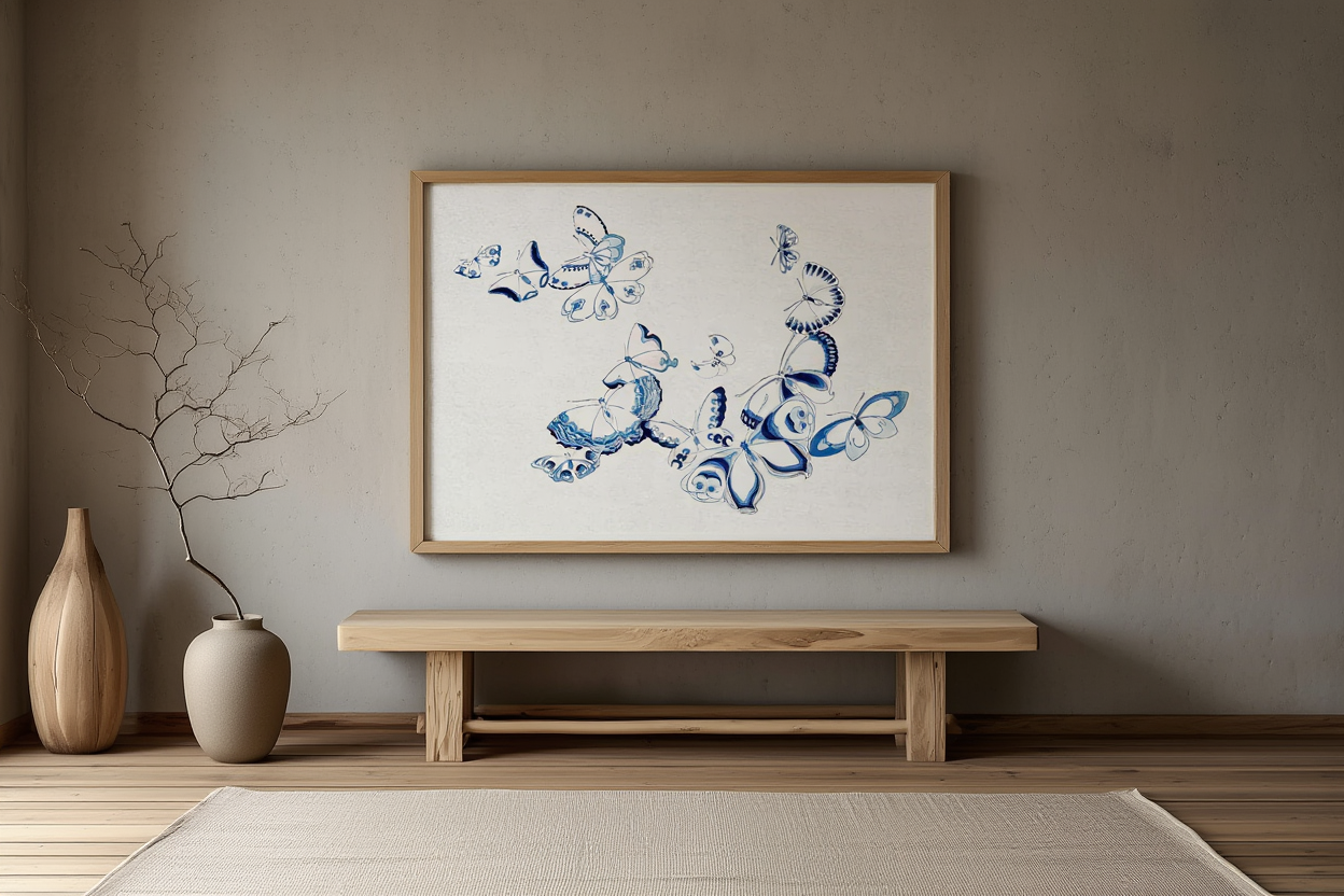 Kamisaka Sekka - One Thousand Butterflies