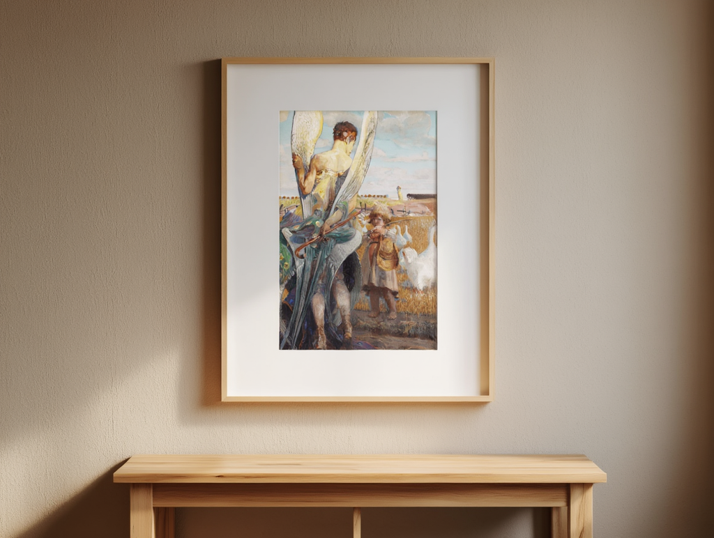 Jacek Malczewski - Angel, I Shall Follow Thee