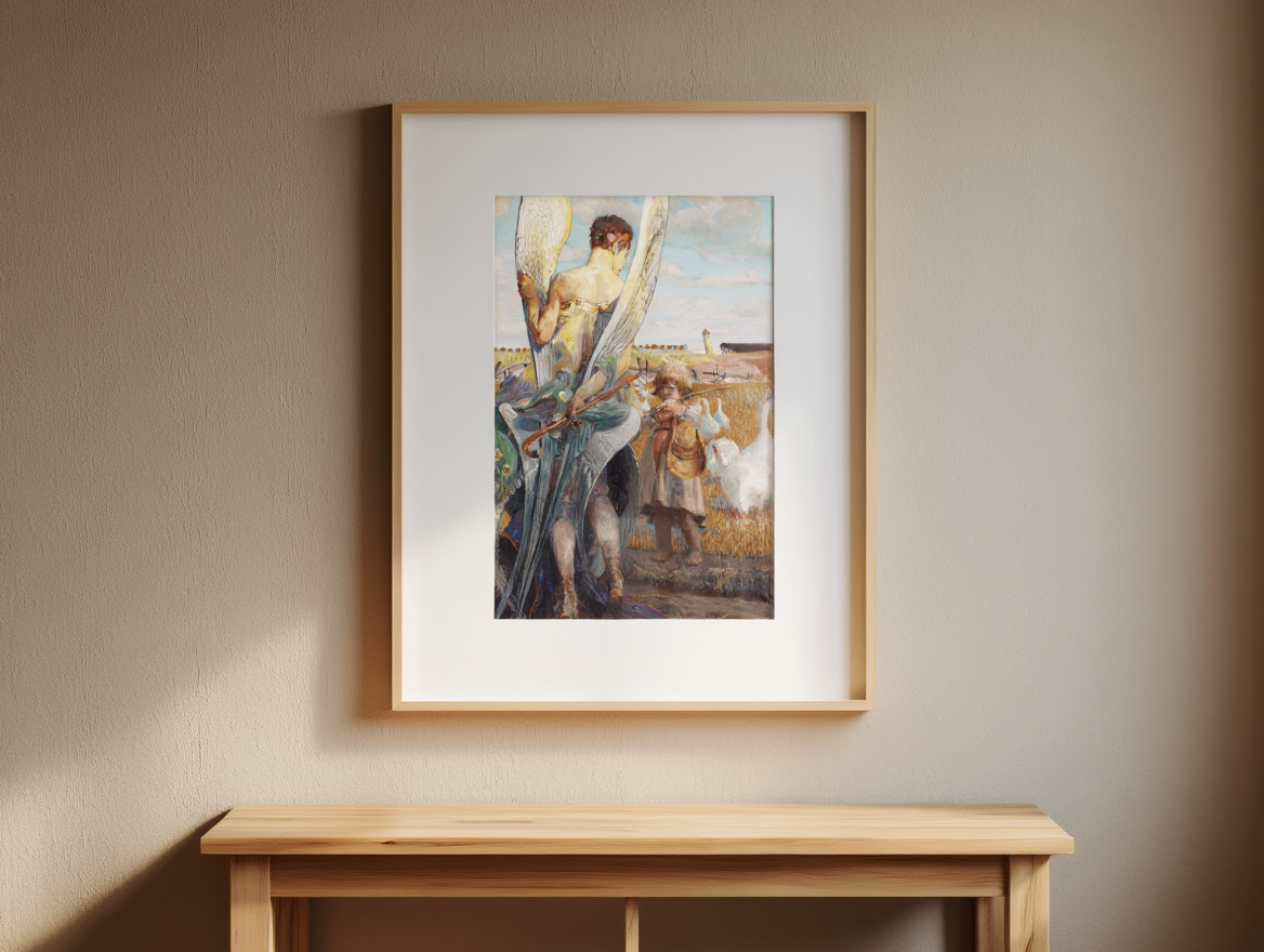 Jacek Malczewski - Angel, I Shall Follow Thee