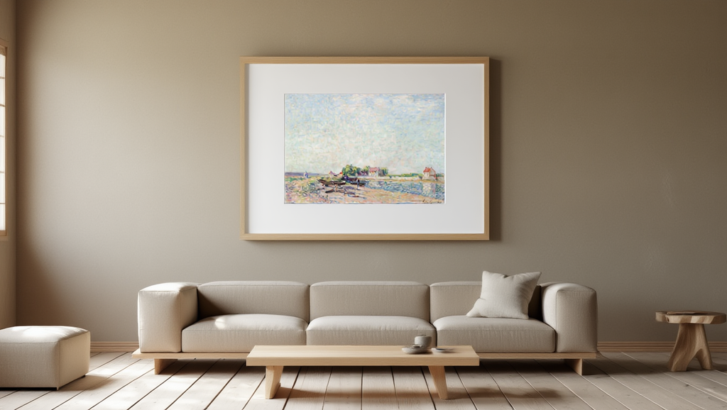 Alfred Sisley - Le Canal Du Loing À Saint-Mammès