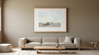 Le Canal du Loing à Saint-Mammès – Alfred Sisley Poster | Impressionist River Landscape Art Print - Hakyarts