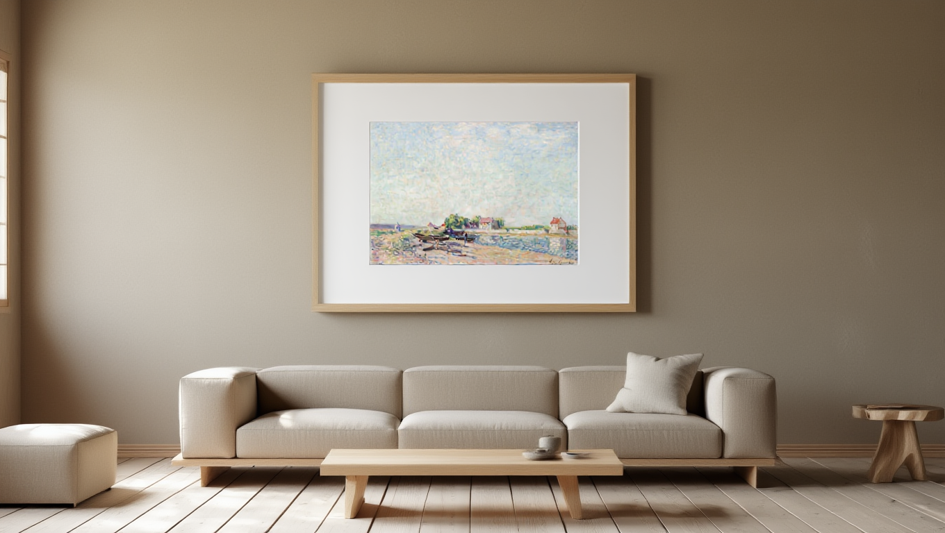 Alfred Sisley - Le Canal Du Loing À Saint-Mammès