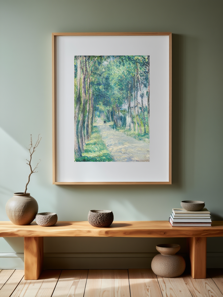 Henri Lebasque - Attelage sur une route ensoleillée